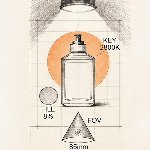 Top-down lighting plan